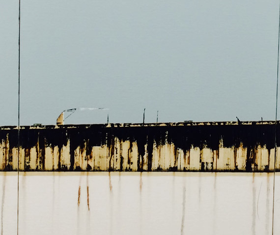 QuantumJoannes blue triptych 71 x 31 ins