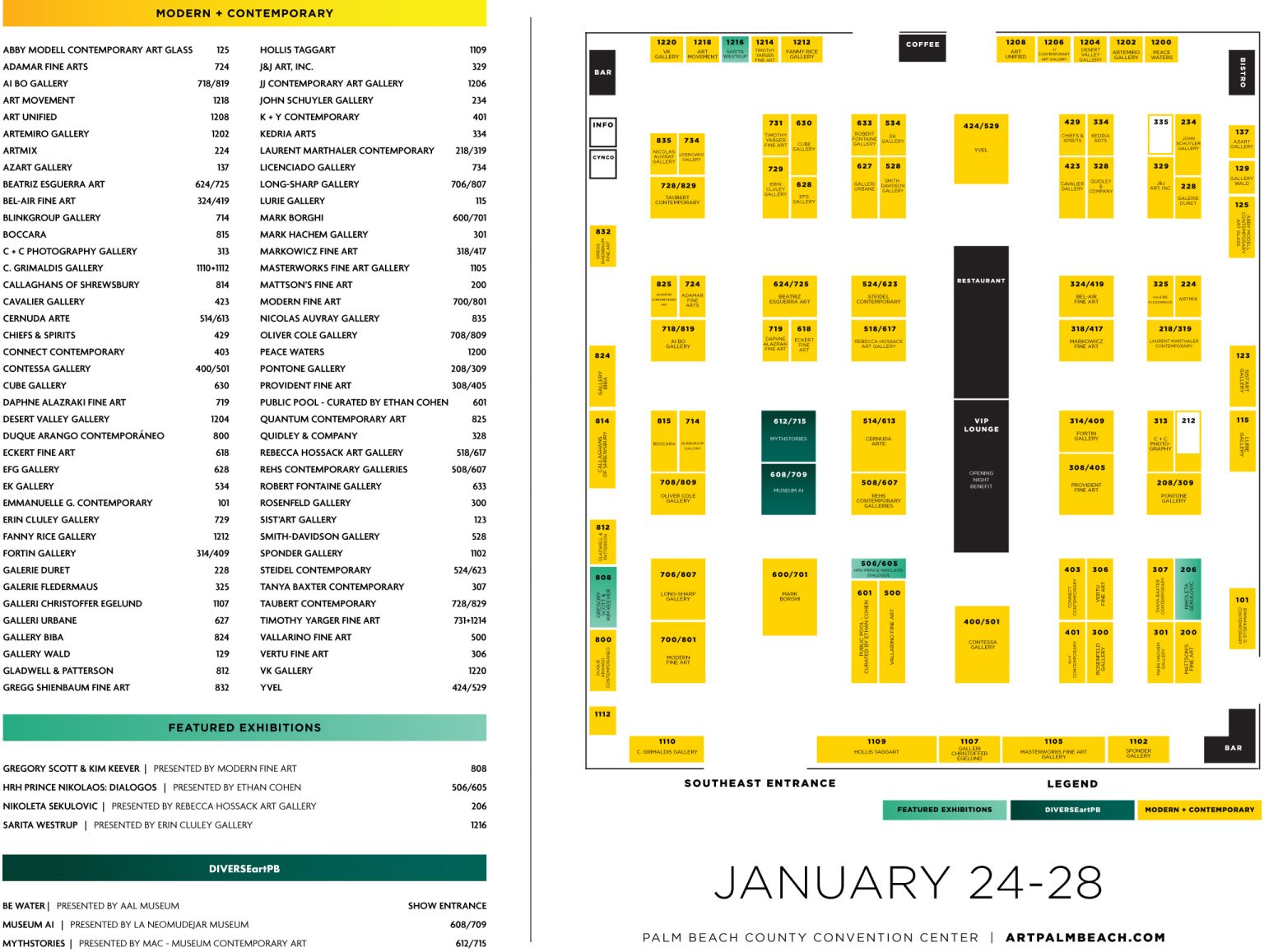 Plan Show Show Plan - Art Palm Beach